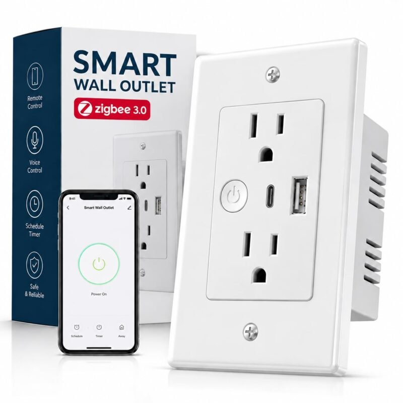 Jinvoo Zigbee smart wall outlet