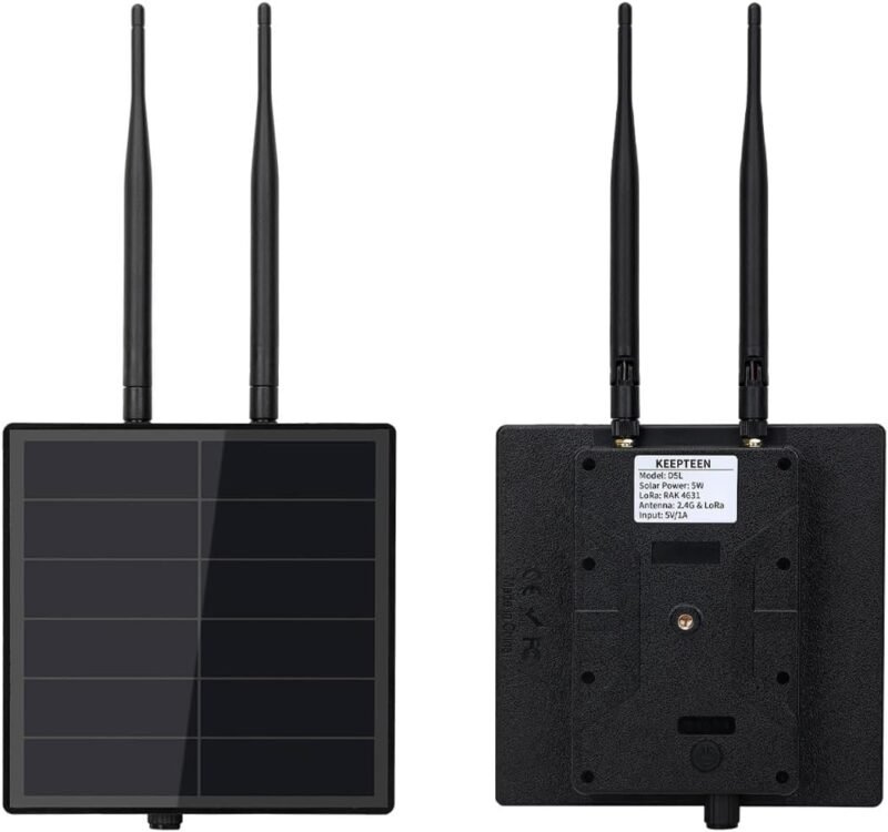 KEEPTEEN D5L-R1 solar Meshtastic LoRa repeater with RAK modules