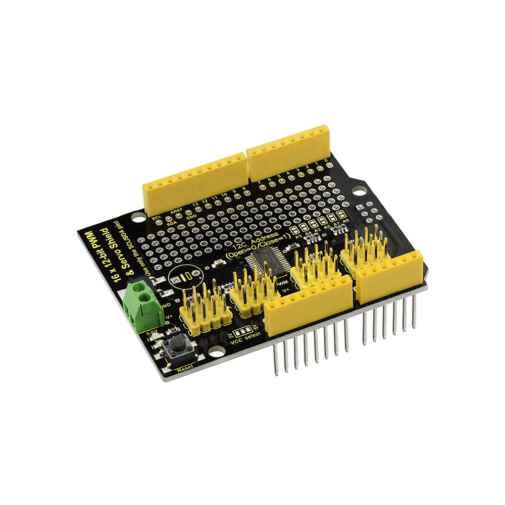 KEYESTUDIO 16-channel PCA9685 servo motor drive shield for Arduino UNO R3