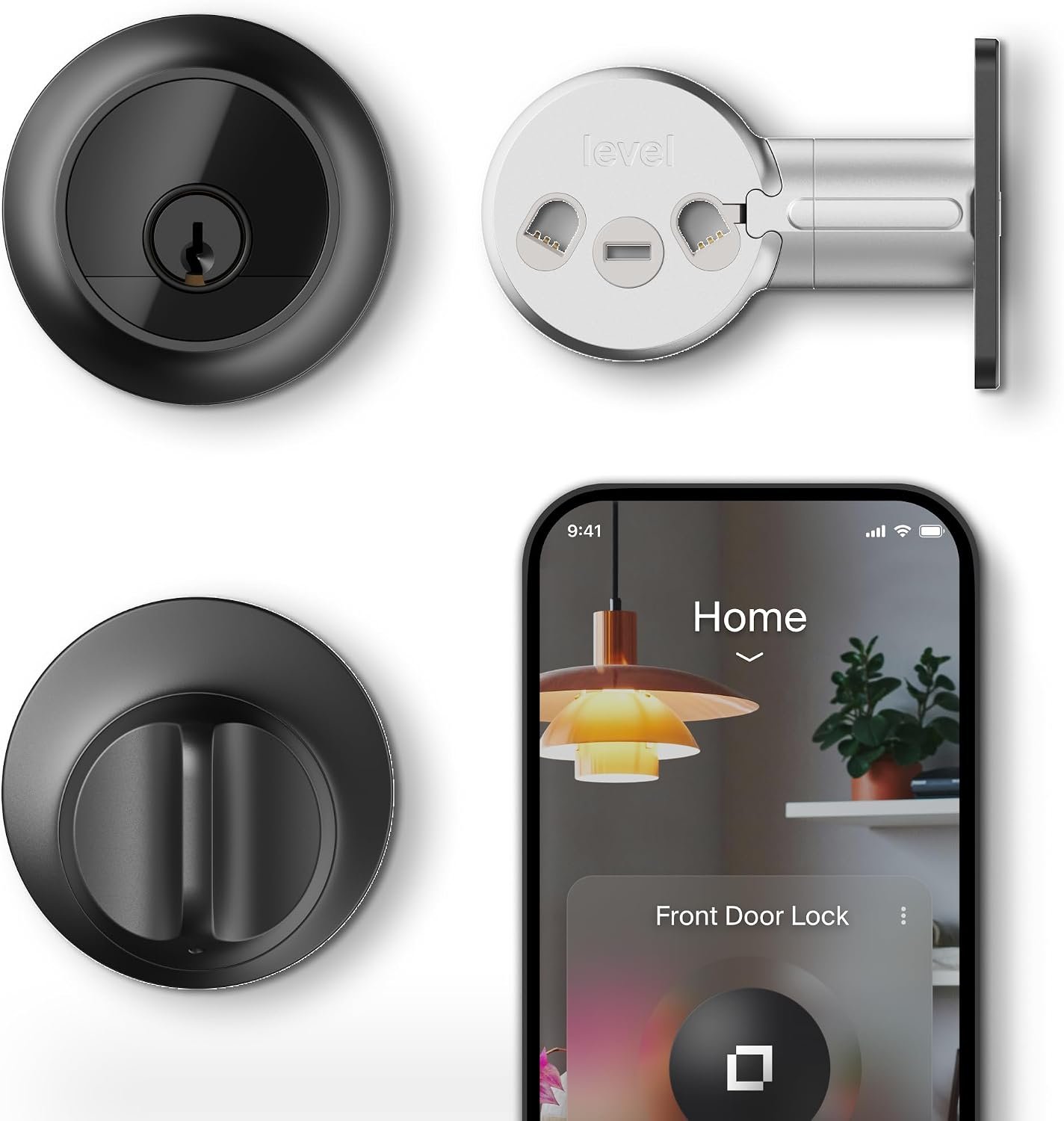 Level Lock Pro invisible Matter over Thread smart deadbolt