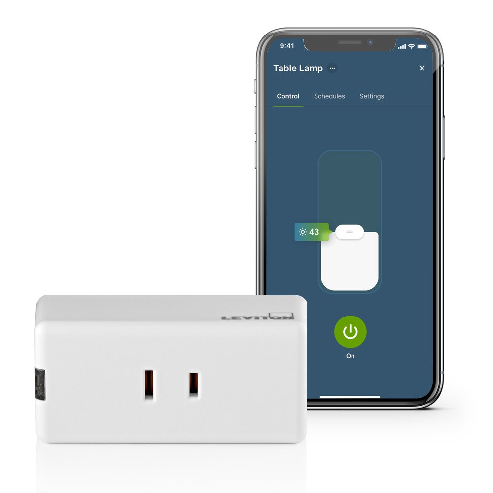 Leviton Decora Smart Wi-Fi 2nd Gen Mini Plug-In Dimmer D23LP with Matter support