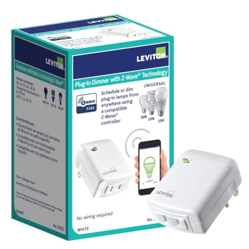 Leviton Decora Smart DZPD3 Z-Wave Plus plug-in dimmer