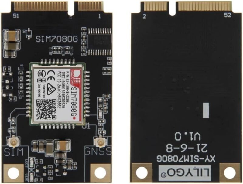 LILYGO PCIE-SIM7080G swappable Cat-M NB-IoT modem module