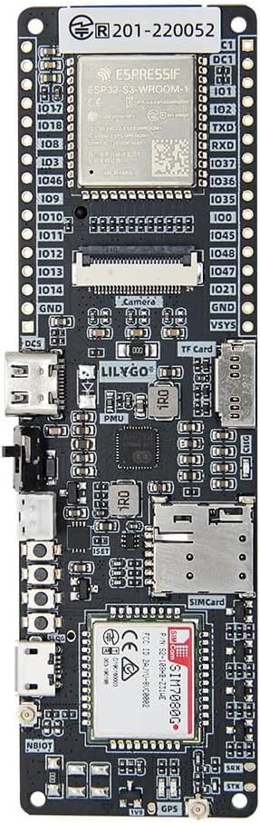 LILYGO T-SIM7080G-S3 ESP32-S3 Cat-M NB-IoT board with solar charging