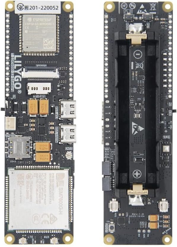 LILYGO T-SIM7600G-S3 ESP32-S3 LTE Cat-4 GPS development board