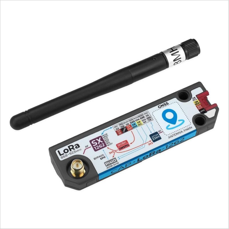 M5Stack Cap LoRa 1262 SX1262 module with GNSS for Cardputer Adv