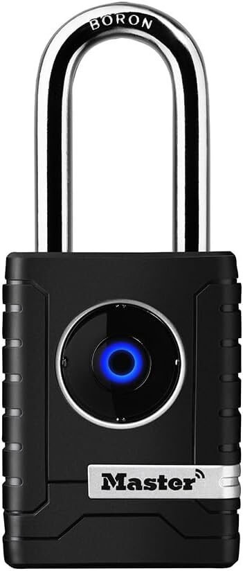 Master Lock 4401LHEC black Bluetooth smart padlock
