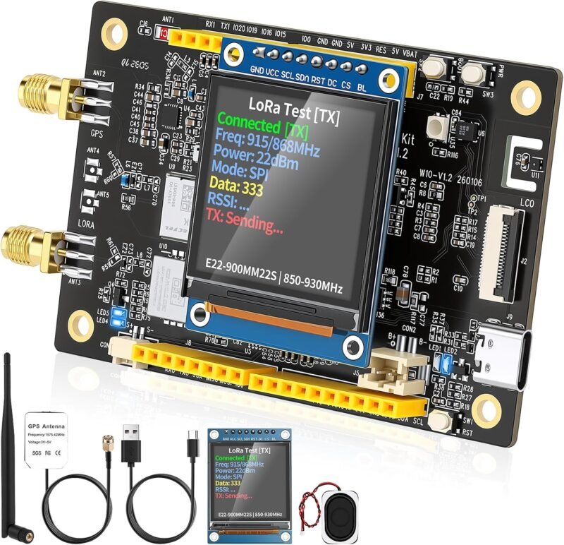 Meshnology W10 ESP32-S3 LoRa development kit with GPS