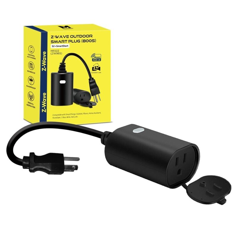 Minoston MP22Z outdoor Z-Wave 800 Series Long Range smart plug