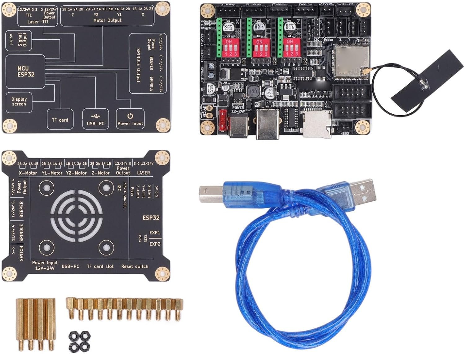 MKS DLC32 V2.1 32-bit ESP32 WiFi GRBL control board with protective case