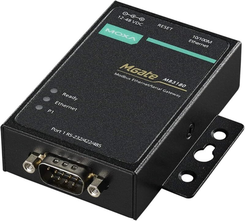 Moxa MGate MB3180 Modbus RTU to Modbus TCP protocol gateway