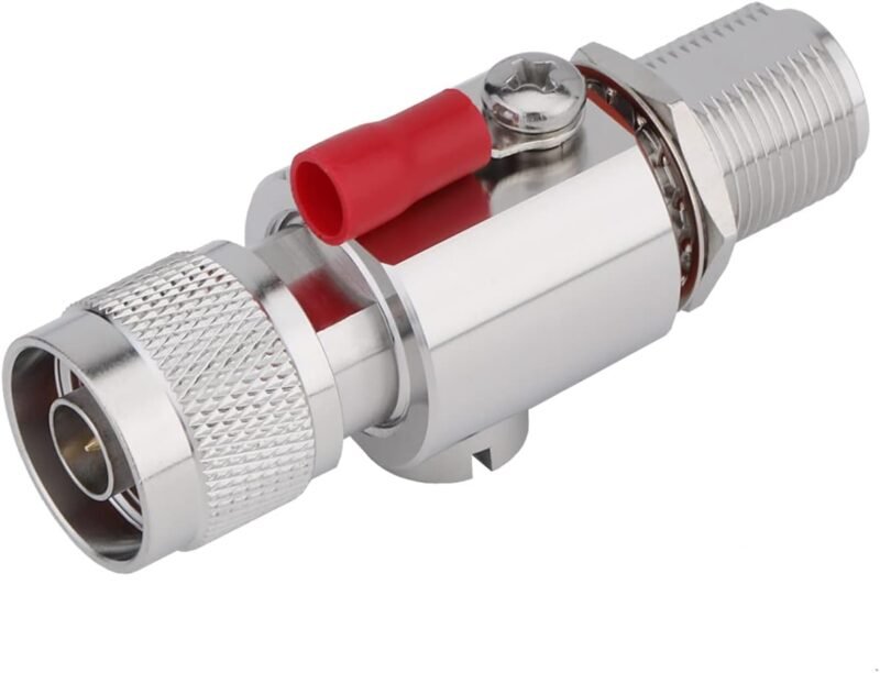 N-type lightning arrestor 0 to 6 GHz for outdoor antennas