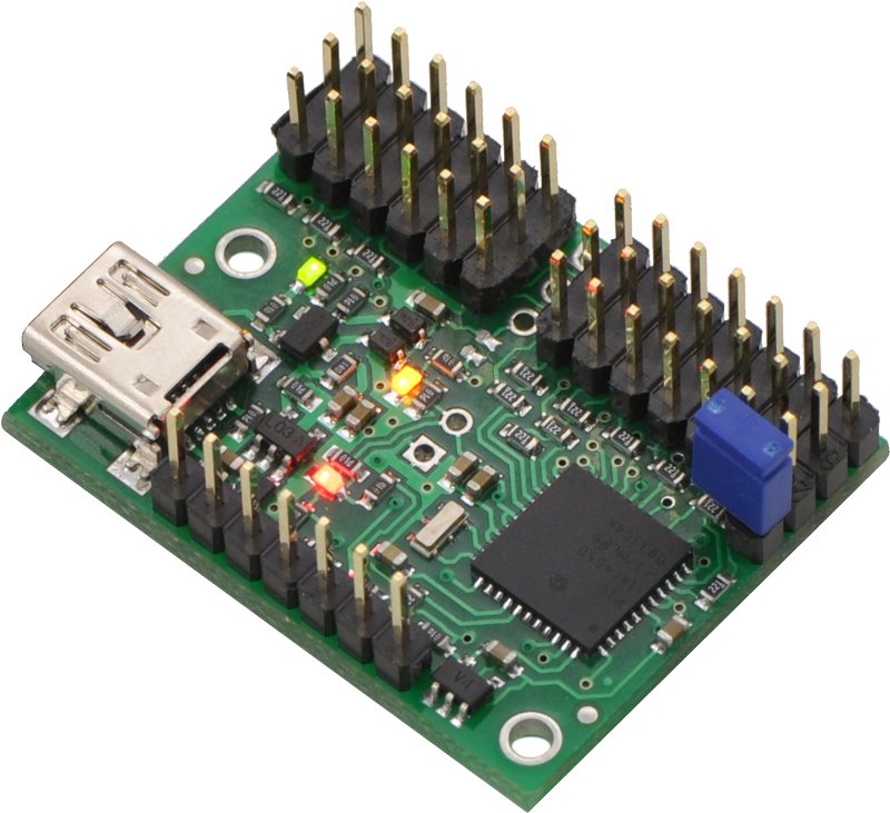 Pololu Mini Maestro 12-channel USB servo controller assembled