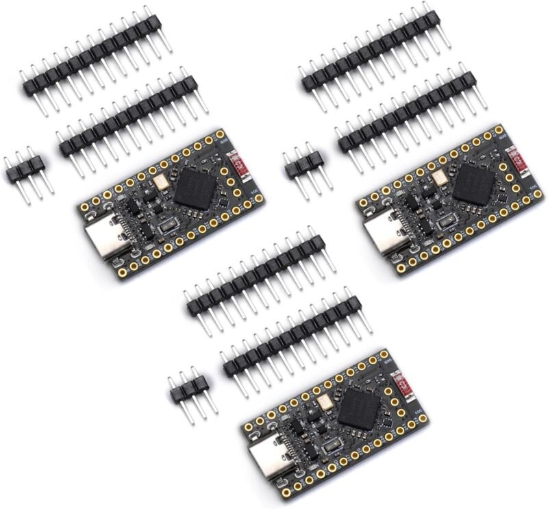 Pro Micro nRF52840 development board with battery charging
