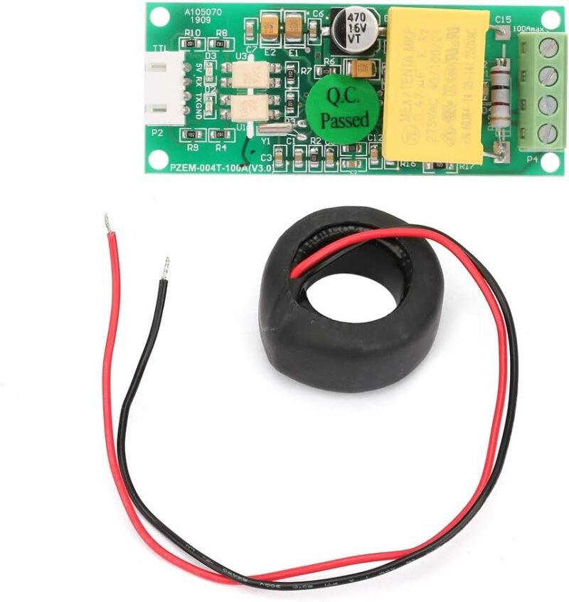 PZEM-004T energy multimeter module with current transformer coil