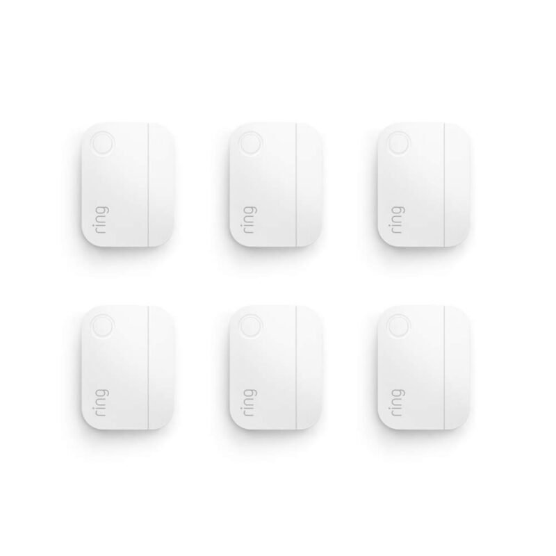 Ring Alarm Contact Sensor 6-Pack 2nd Gen Z-Wave door and window sensors