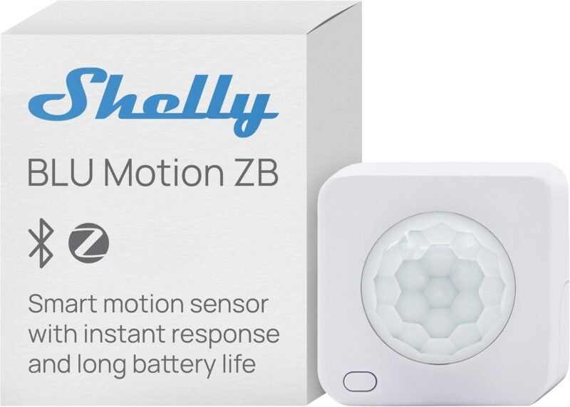 Shelly BLU Motion ZB Bluetooth and Zigbee motion and light sensor