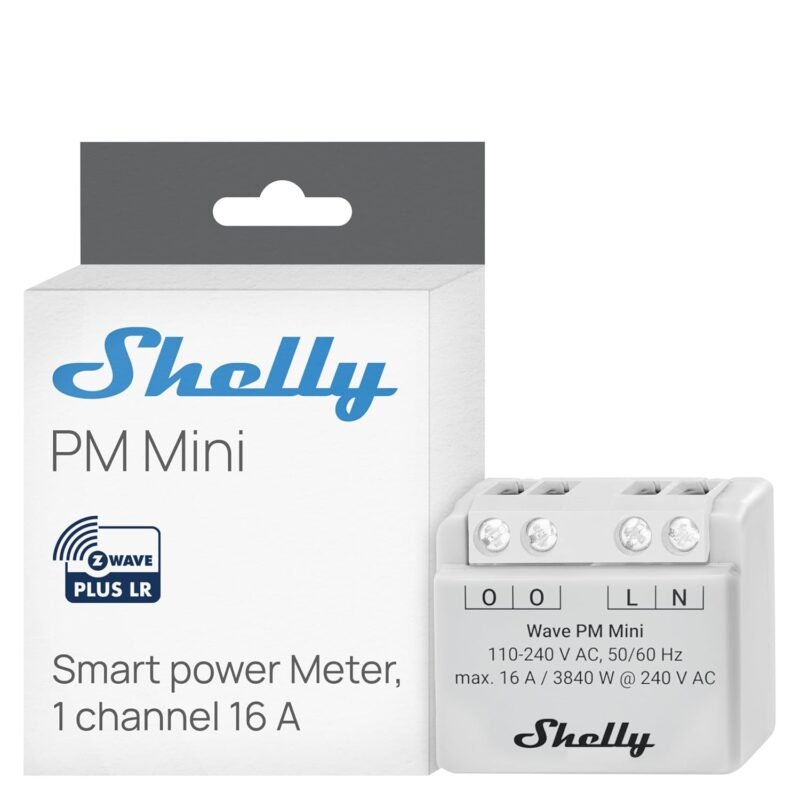 Shelly Wave PM Mini US LR Z-Wave power meter