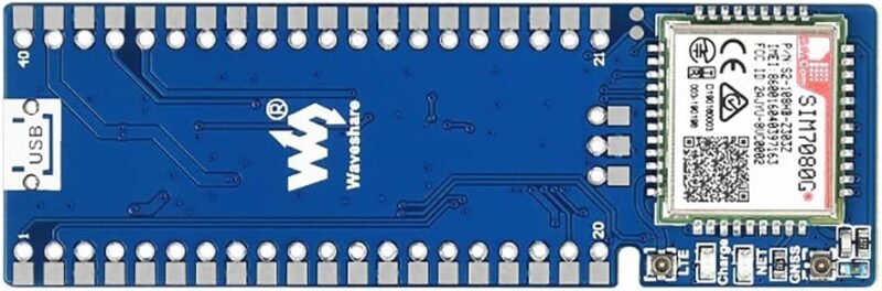 SIM7080G NB-IoT Cat-M GNSS module for Raspberry Pi Pico