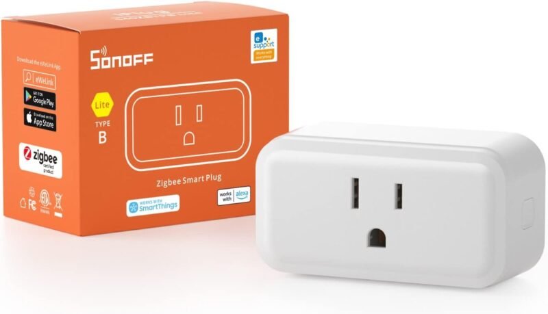 SONOFF S40 Lite 15A Zigbee smart plug ETL certified