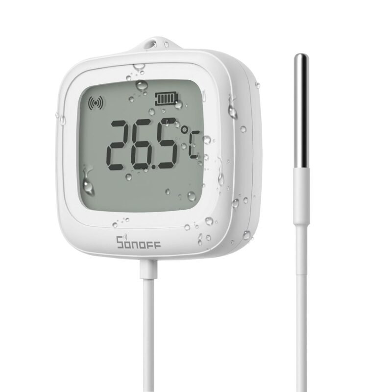 SONOFF SNZB-02LD Zigbee waterproof temperature sensor with stainless steel probe