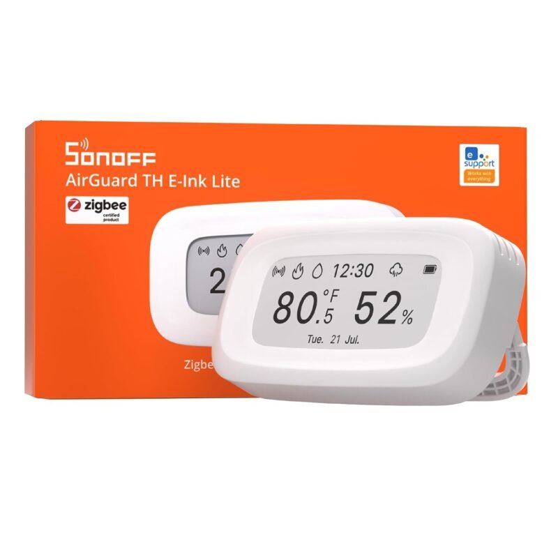 SONOFF SNZB-02UL Zigbee thermometer hygrometer with e-ink display