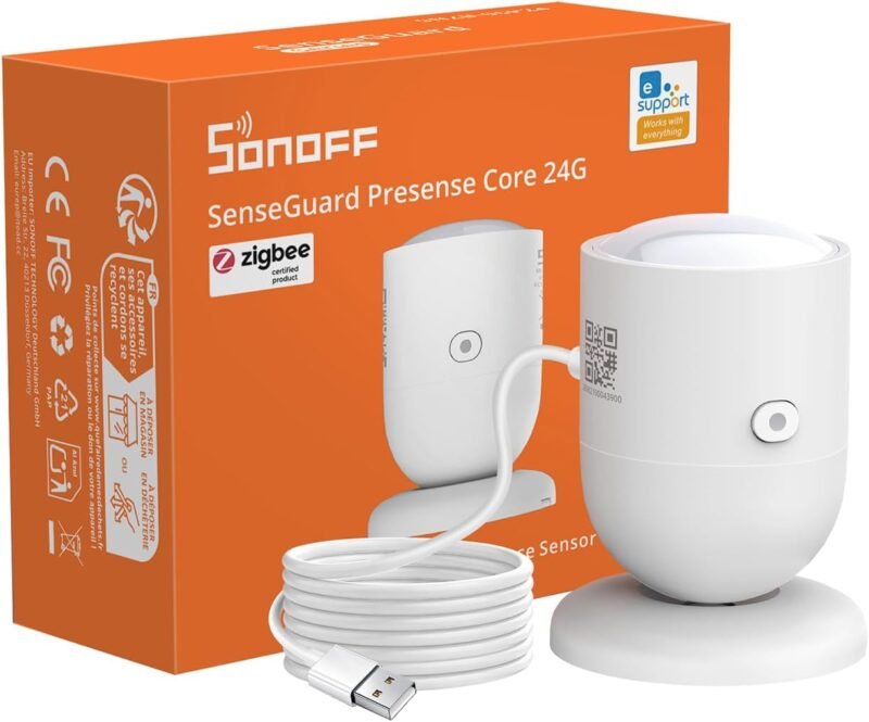 SONOFF SNZB-06P24 Zigbee 24GHz mmWave presence sensor