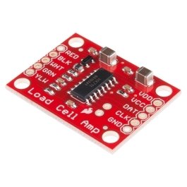 SparkFun HX711 load cell amplifier breakout board with separate VCC and VDD supply pins