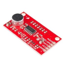SparkFun Sound Detector board with audio, envelope and gate outputs