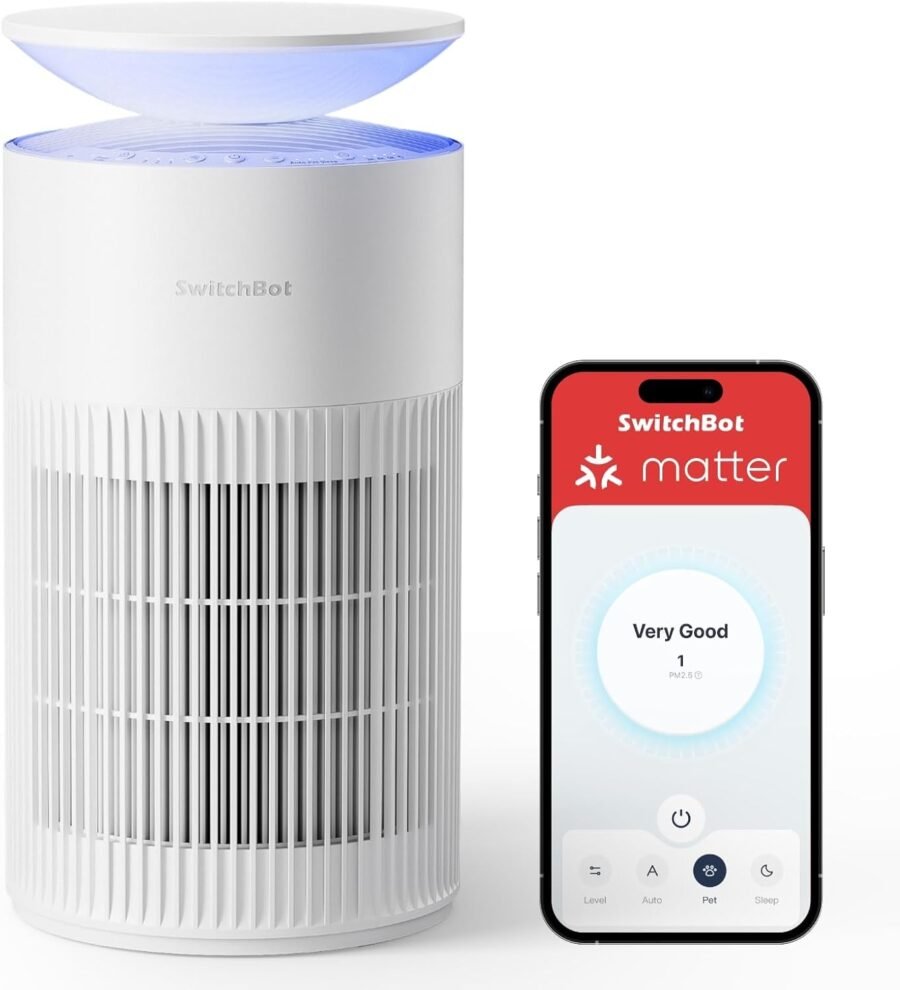 SwitchBot Air Purifier with native Matter for large rooms