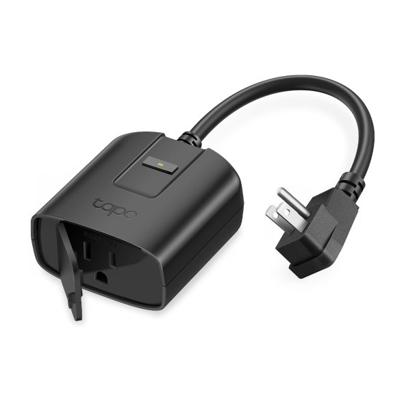 Tapo P430M outdoor Matter smart dimmer plug with IP65 weatherproof housing