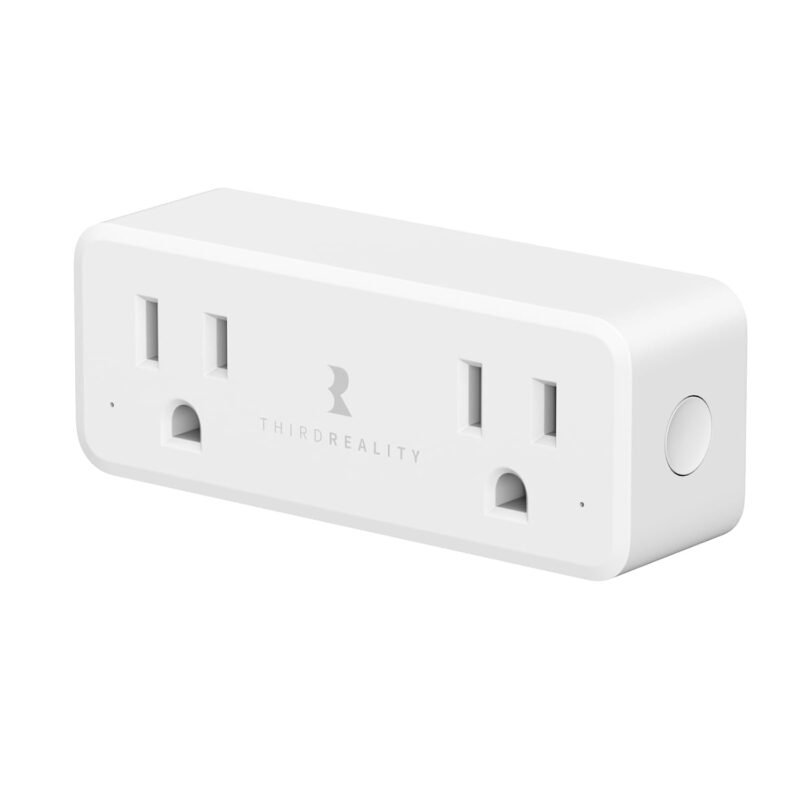 THIRDREALITY Zigbee Smart Dual Plug with two outlets