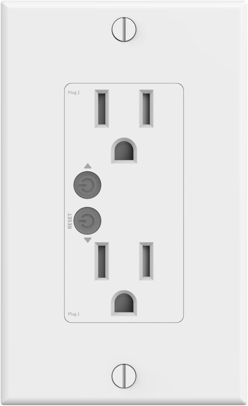 THIRDREALITY Zigbee smart wall outlet with dual independent control