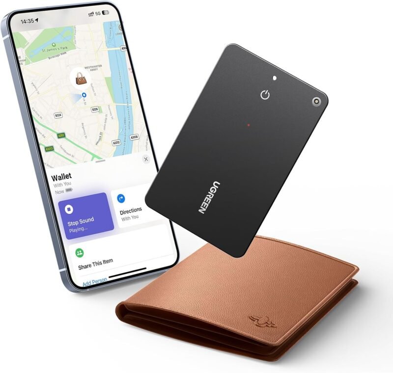 UGREEN FineTrack Slim wallet tracker card for Apple Find My