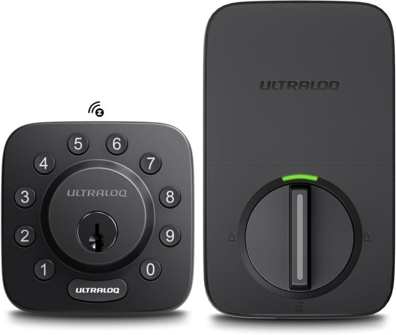 ULTRALOQ Bolt Z-Wave smart deadbolt with 800 series Z-Wave Long Range