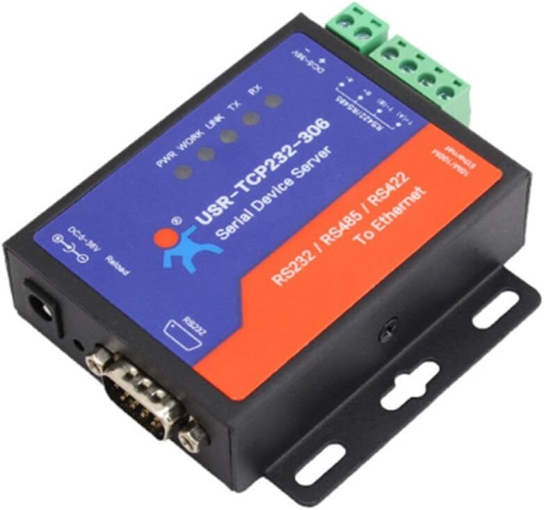 USR-TCP232-306 RS232 RS485 RS422 to Ethernet converter