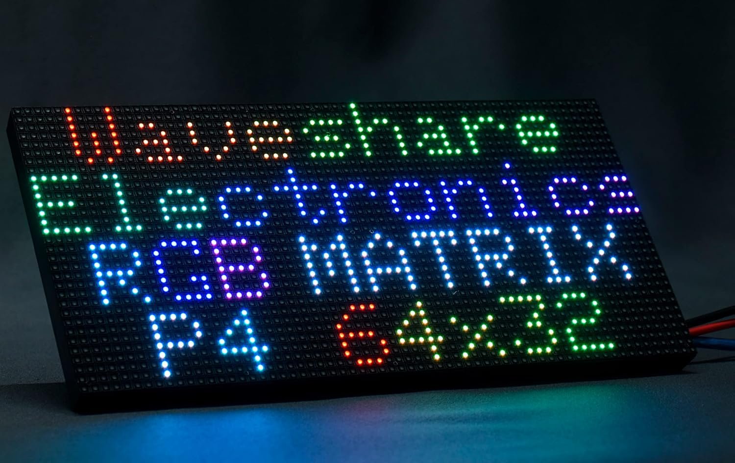 Waveshare 64x32 P4 RGB full color HUB75 LED matrix panel