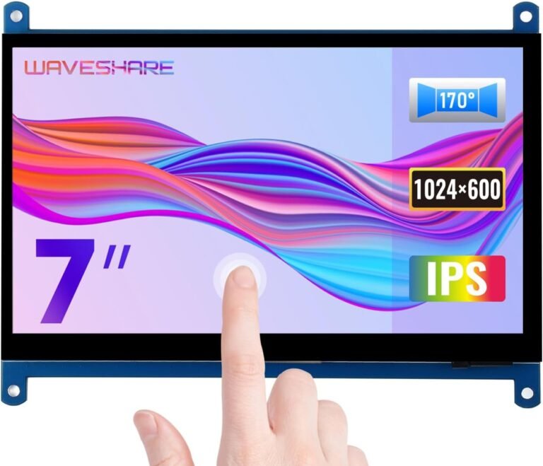 Waveshare 7 inch HDMI LCD (C) 1024x600 capacitive touchscreen display for Raspberry Pi