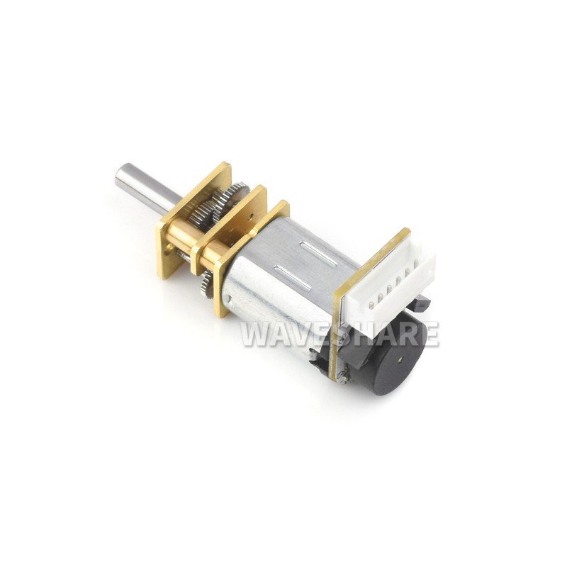Waveshare N20 12V 200RPM gear motor with magnetic Hall encoder