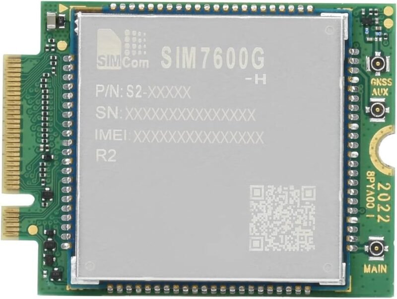 Waveshare SIM7600G-H-M.2 LTE Cat-4 module with GNSS