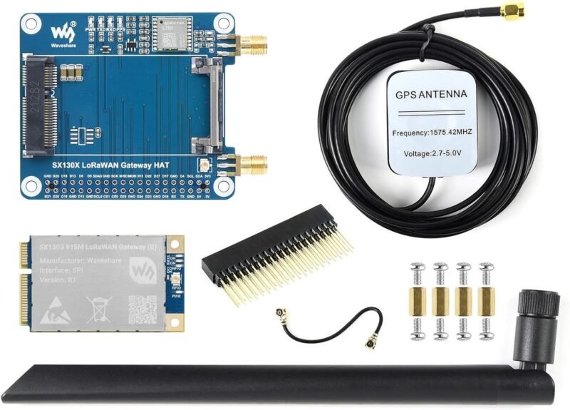 Waveshare SX1303 915M LoRaWAN gateway HAT with fine timestamp
