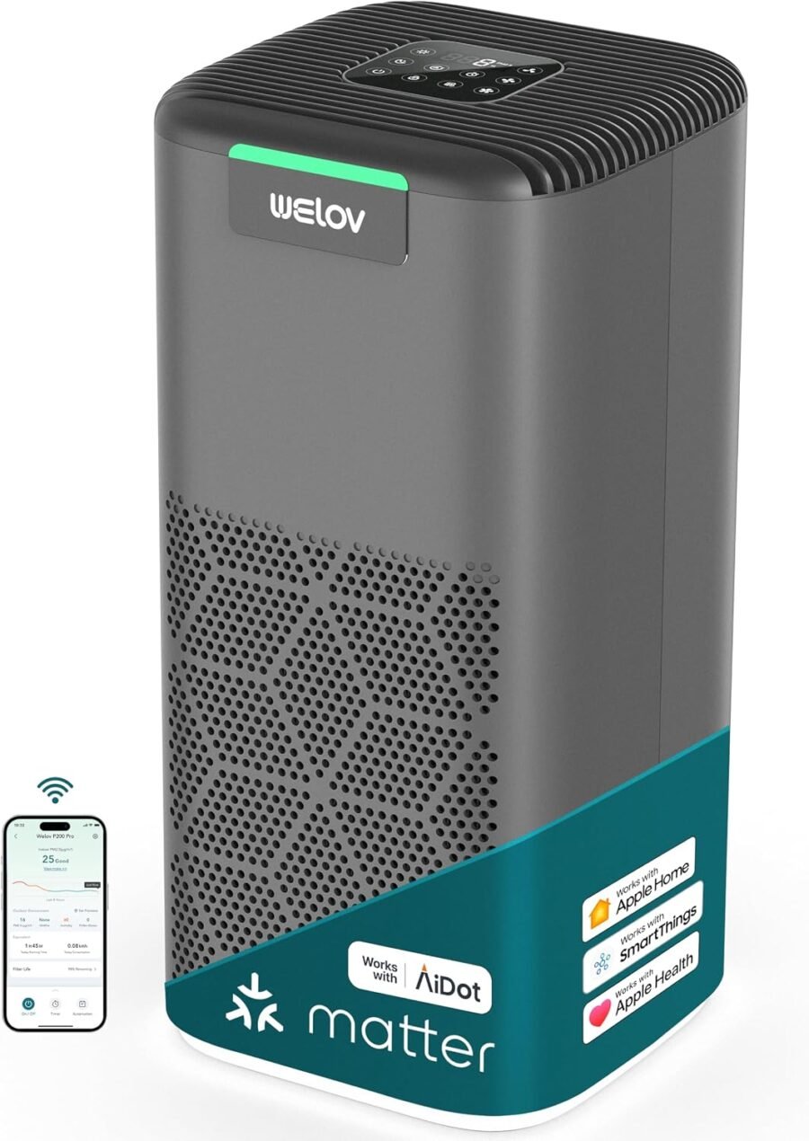 WELOV Matter P200 Pro Matter certified smart air purifier