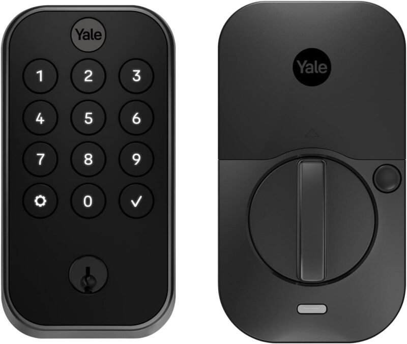 Yale Assure Lock 2 keypad deadbolt with Z-Wave in black suede