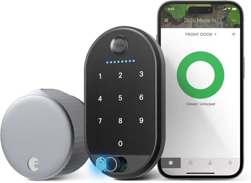 Yale August Wi-Fi smart lock with fingerprint Keypad Touch
