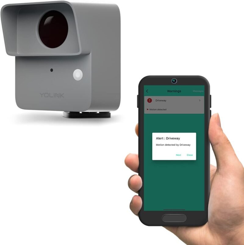 YoLink outdoor motion sensor YS7805 for driveway alerts