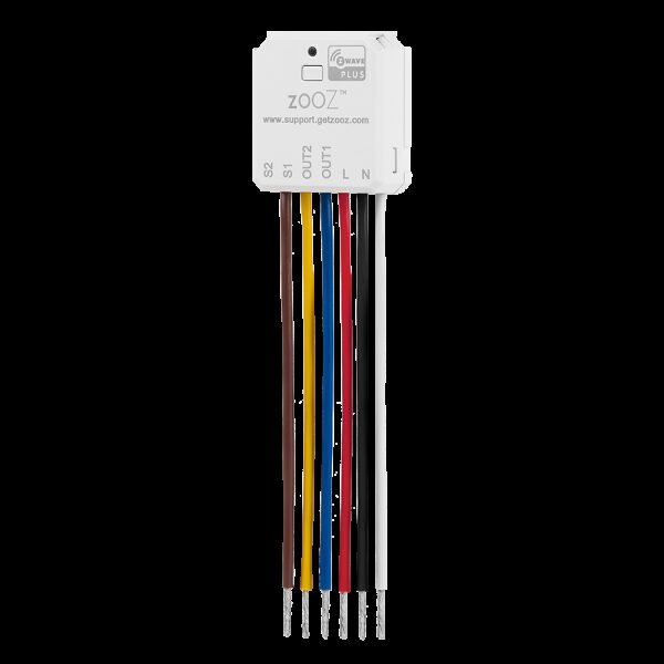 Zooz ZEN52 Z-Wave Long Range double relay for two lights