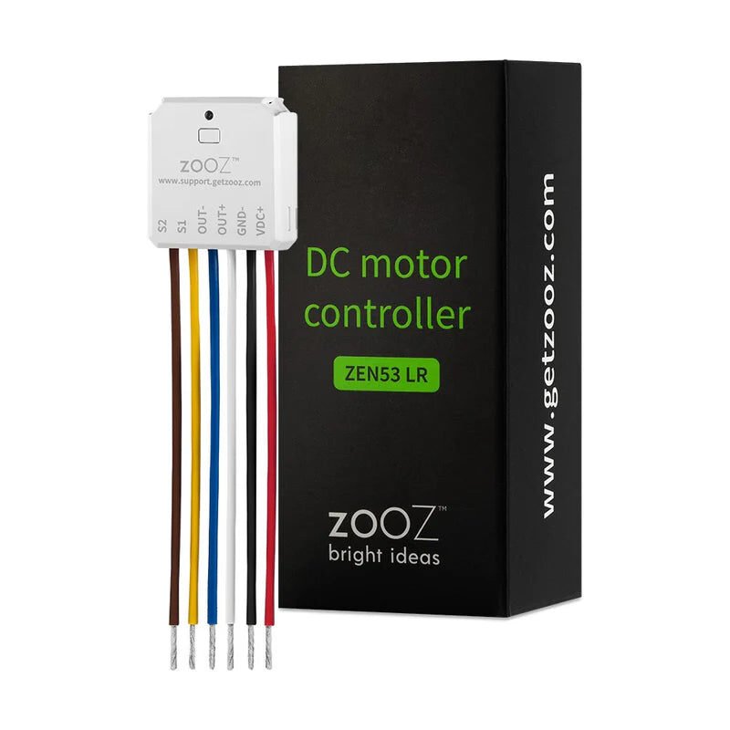 Zooz ZEN53 Z-Wave Long Range DC motor controller for blinds and shades